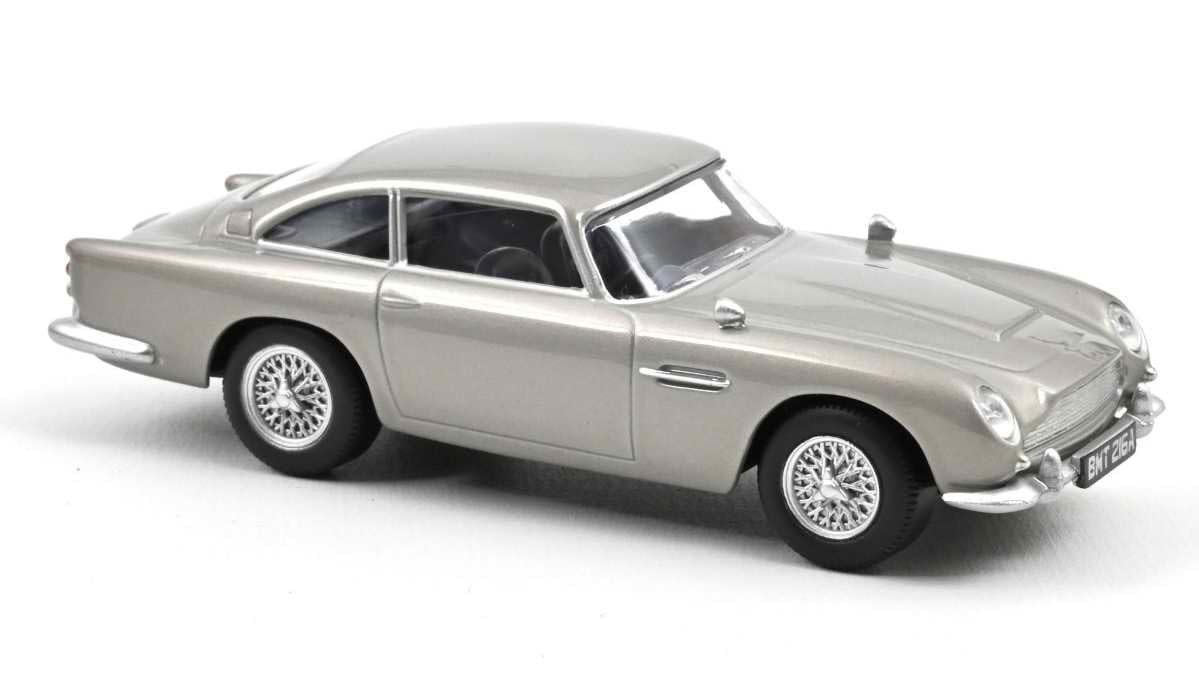 NOREV Voiture de Collection Aston Martin DB5 1963 Argent Birch 1/43 Métal