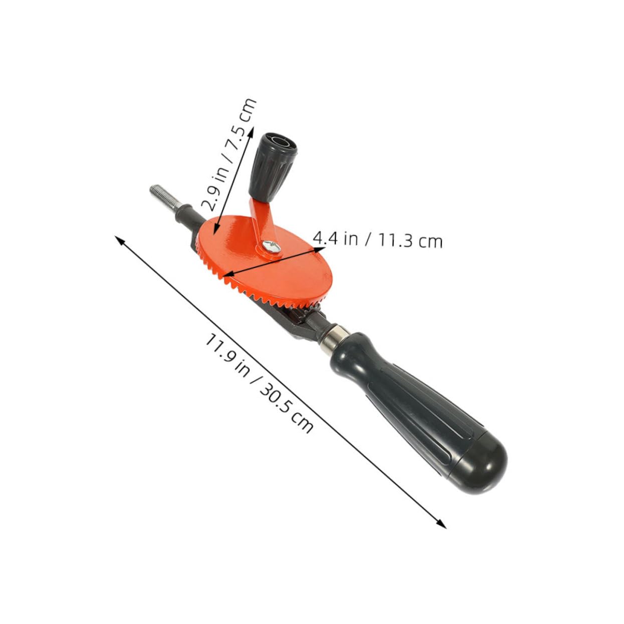 Tragbarer Handbohrer 3/8 Zoll für Präzises Holzbohren, Schwarz