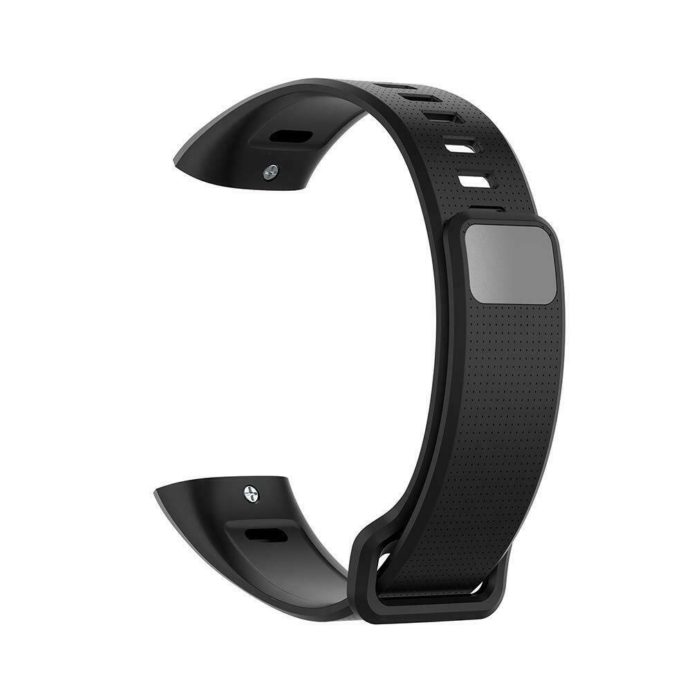 Bobo Cinturino Di Ricambio In Silicone Per Huawei Honor Band 2/2 Pro (ERS-B19/B29) – Nero Con Viti E Cacciavite