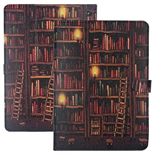 YHB �蒠�^ �P�[�X Kindle Fire HD 8 �^�u���b�g (10th Generation 2020 Release) & Fire HD 8 Plus�p �v���~�A�� PU���U�[ �X���� �܂肽���݃X�^���h �V�F�� �����̎���p�J�o�[�A�r���e�[