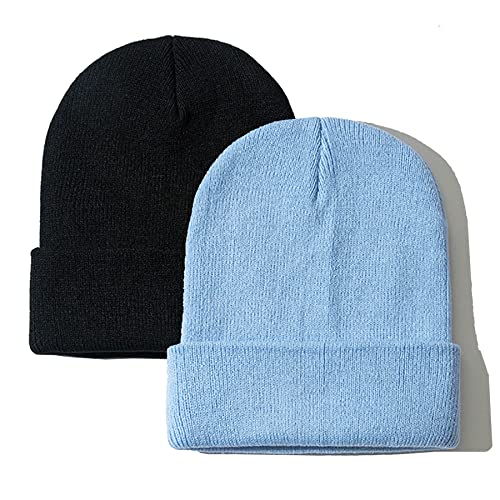 Image of NPJY Unisex Beanie for Men and Women Knit Hat Winter Beanies