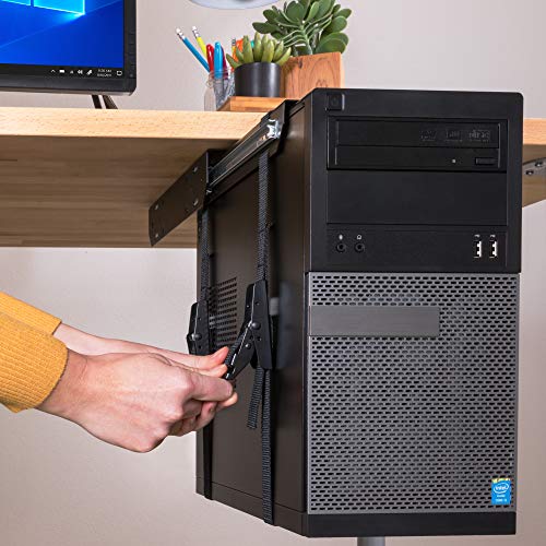 Penn Elcom Under-Desk Computer Mount, Adjustable With Slide-Out Access, 71 Inches - Pc Tower Holder #TOP6