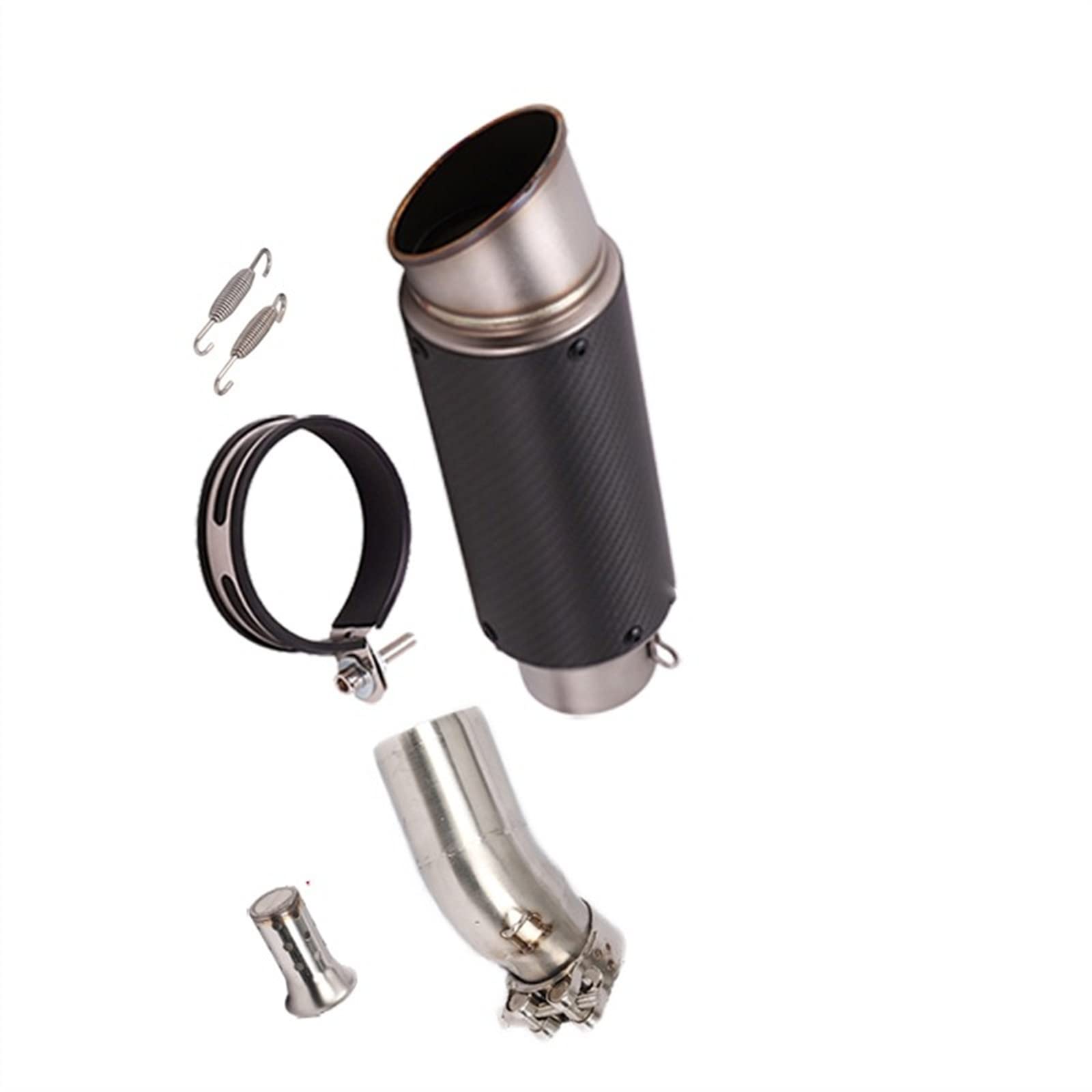 Motorrad Auspuff Mittleren Link Rohr Stecker Carbon Faser Schalldämpfer Für BMW C600 Sport C650GT C650 GT 2012 2013 2014 2015 (Color : F)