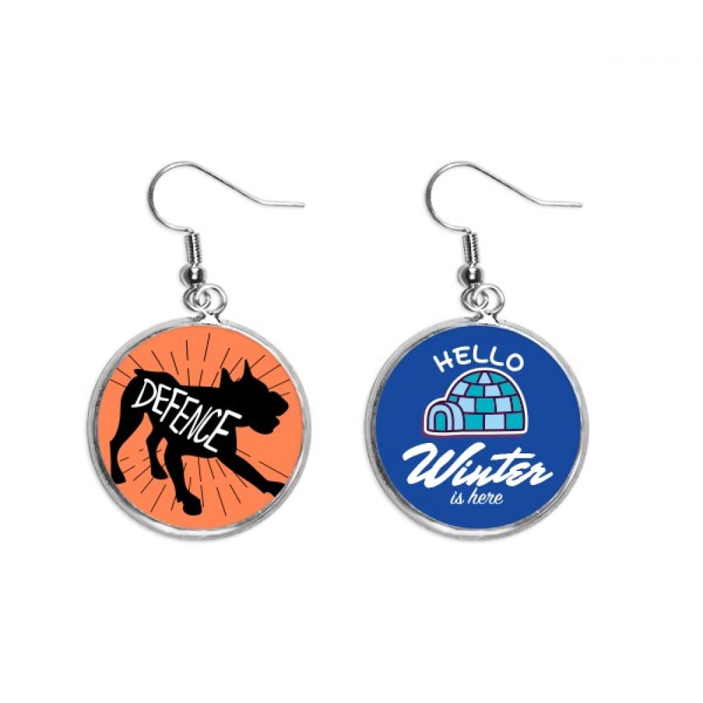 Pendientes de burro negro idóneos para combinar con ropa de abrigo de invierno 5