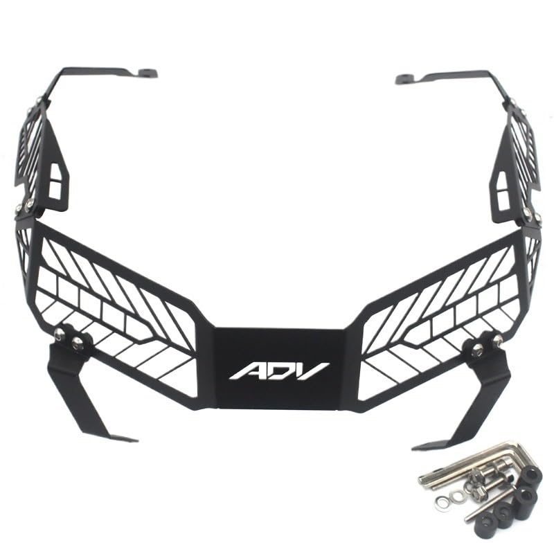 Grille phare moto ADV 150 : évitez les bris d'optique grâce à ce couvercle calandre robuste