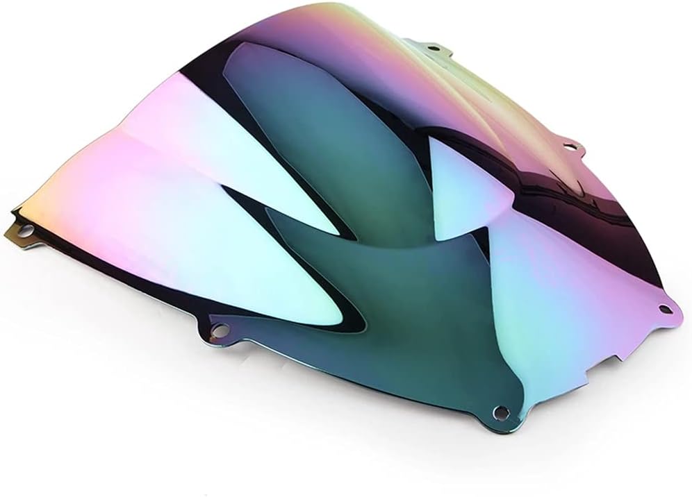 Injection Plastic Double Bubble Windshield Windscreen For Yamaha YZF600R Thundercat 1997-2007 98 99 01 02 04 05 06 (Deep-Iridium)