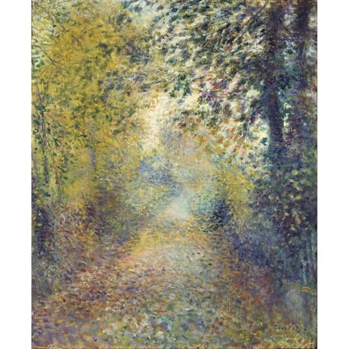 Reproduction aux couleurs vives Renoir Dans les bois sur toile durable