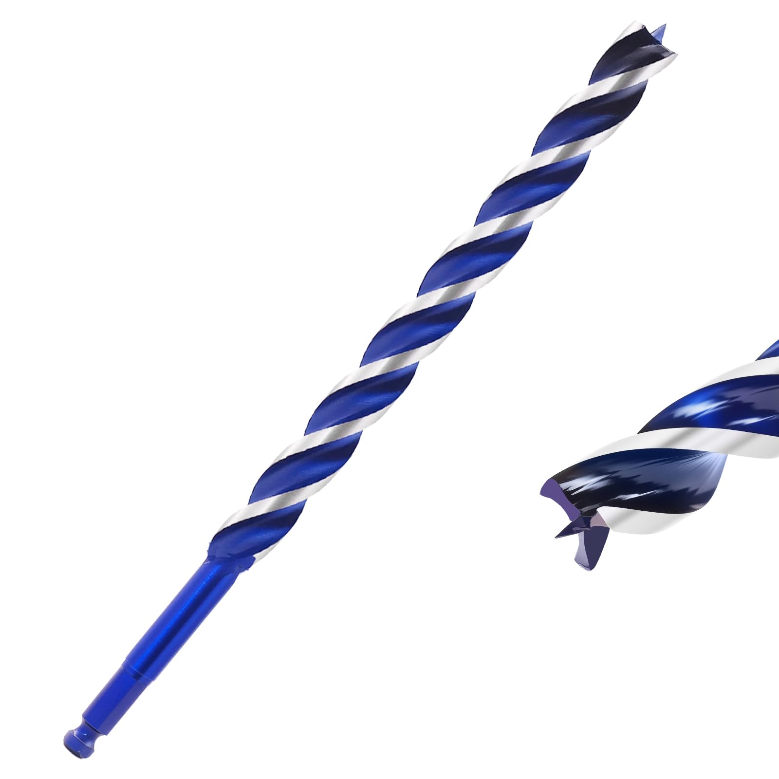 Wood Drill Bits, 10mm x 300mm Long Drill Bit for Wood Carbon Steel Quick Change Hex Shank Wood Drill Bit for Woodworking, Softwood and Plastic