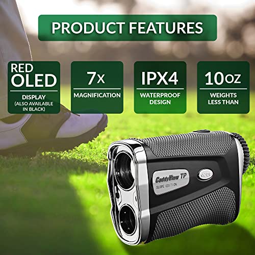 Caddytek-Tour-Professional-Golf-Laser-Rangefinder-with-OLED-Display-Black