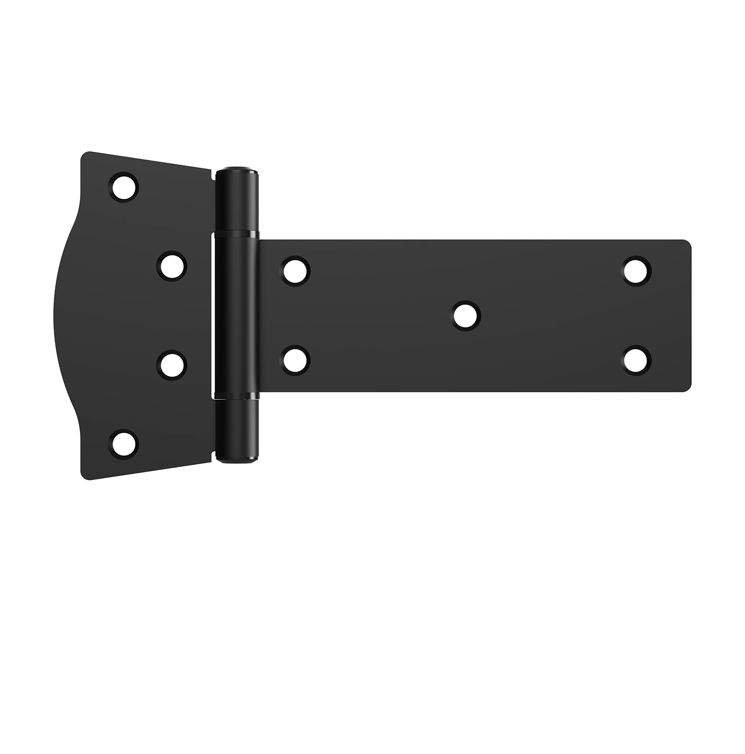 National Hardware N166-030 6-in Mountain Modern T Black Gate Hinge, 2 Count - Image 4