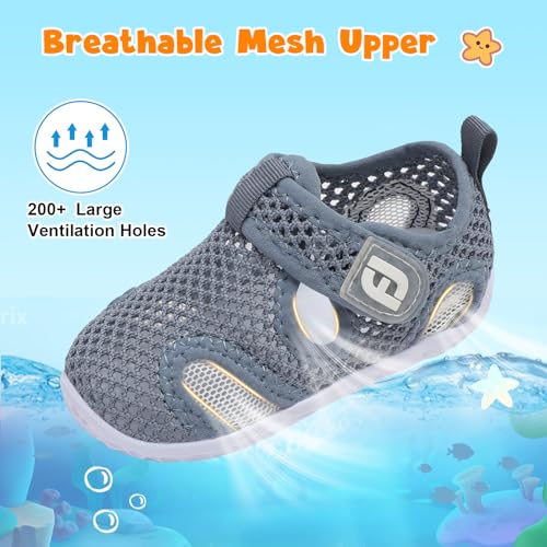 JOINFREE Toddler Boys Girls Water Shoes Lightweight Quick Dry Swim Aqua by JOINFREE - Used condition - Image 3