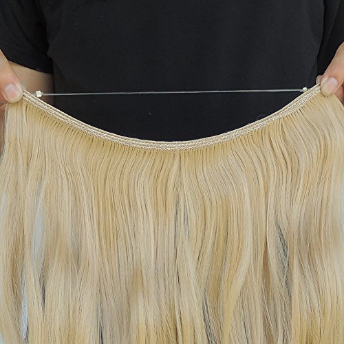 Secret Halo Hair Extensions Flip in Curly Wavy Hair Extension Synthetic Women Hairpieces 20" (20 Inch, #25)
