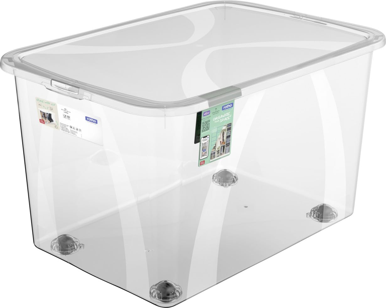 Rotho Lona Aufbewahrungsbox 50l mit Deckel
