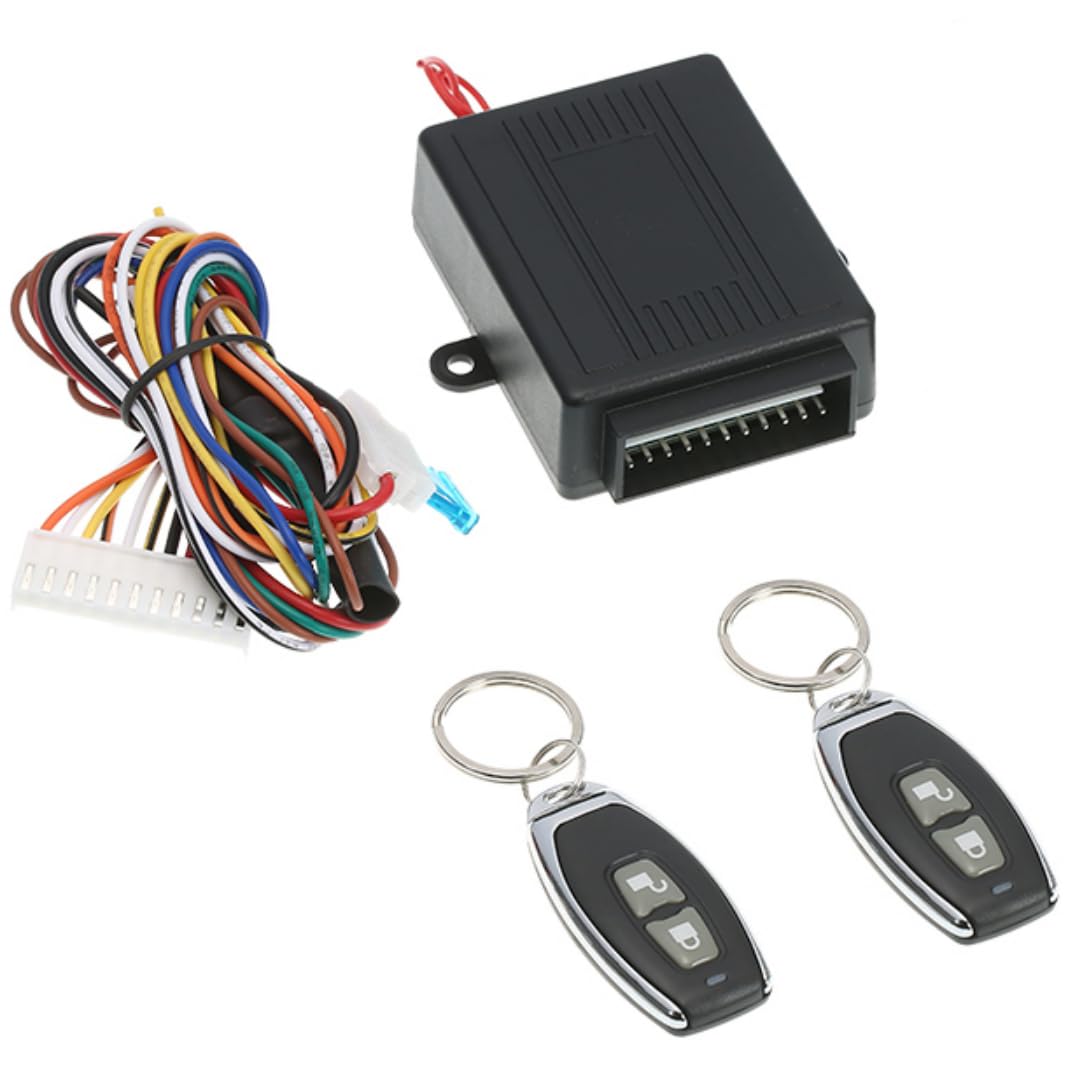 12V Kit Chiusura Centralizzata Auto Universale, di apertura senza chiave per serratura auto universale con kit centralina di controllo remoto
