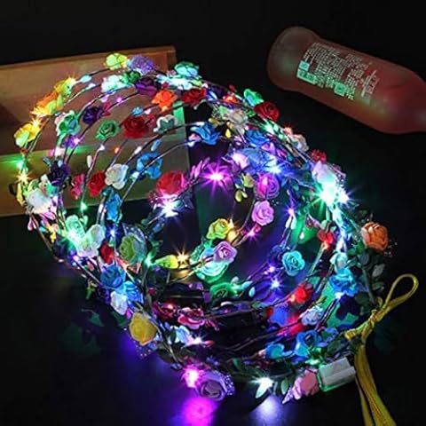 Bandeau LED Floral Wffeila 12Pcs Cover