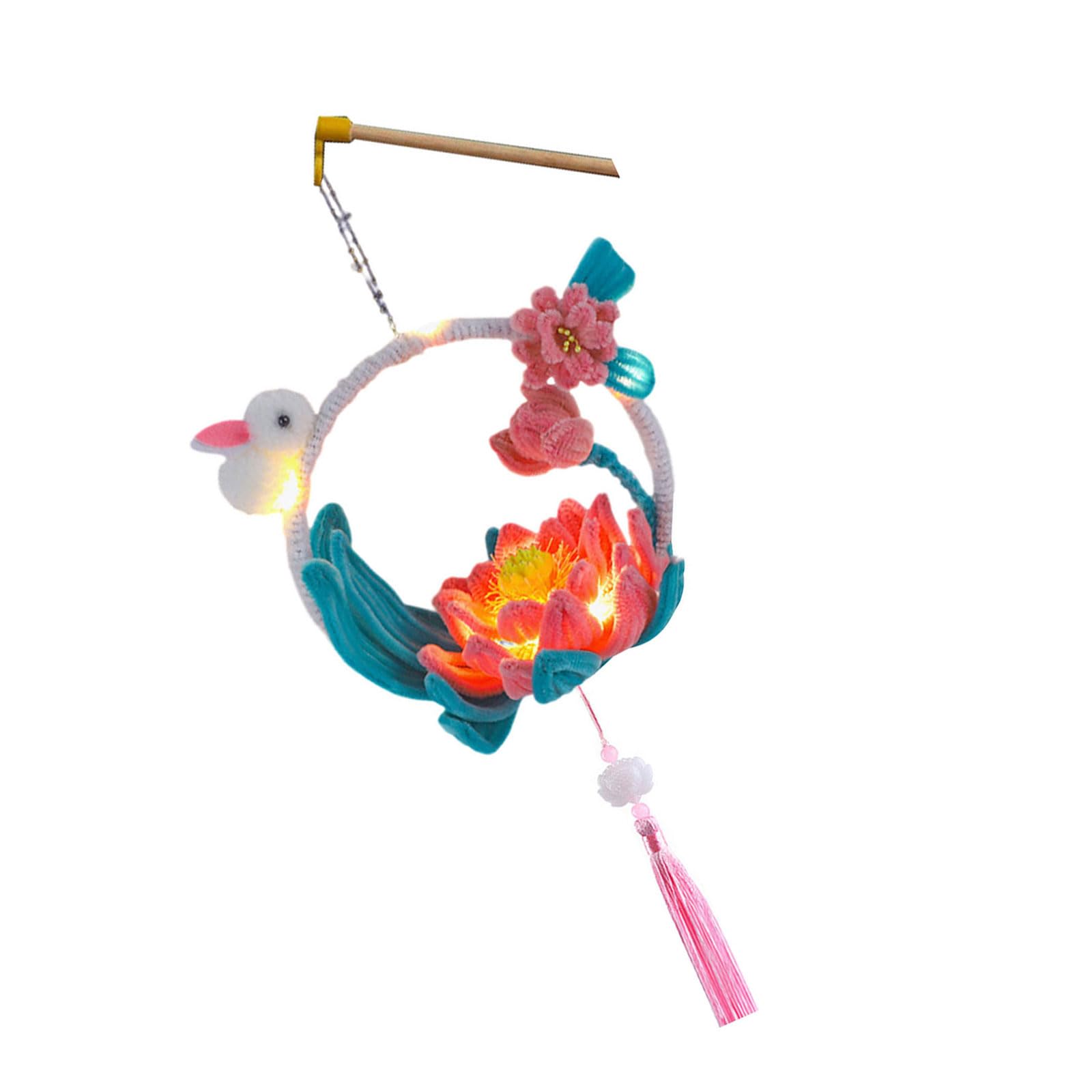Elnwnnkc Glowing Twisting Stick Rabbits Flower Lamp Portable Accessory for Collector and Decoration Enthusiasts Festival Celebration Accessory