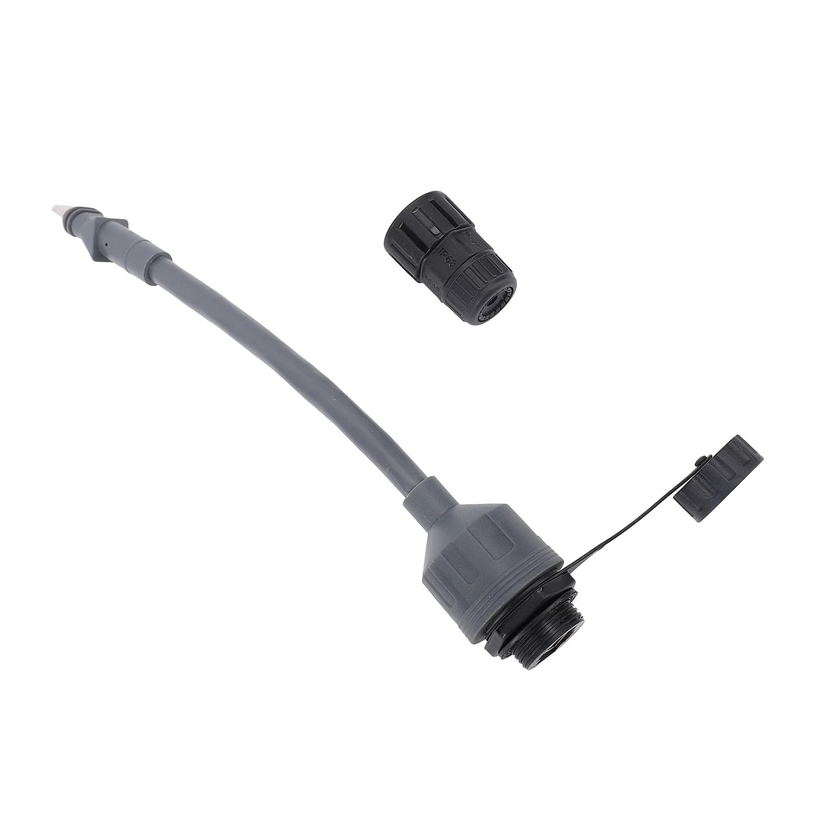 KUIDAMOS Prostokątny Adapter Satelitarny SPX na RJ45 Ethernet Wodoodporny, Stabilne Połączenie do Użytku na Zewnątrz 22AWG IP68 dla mieszkań Wysoka wydajność, 2 szt.