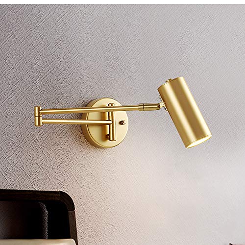 Solución perfecta para leer en la cama con lámpara LED orientable 3
