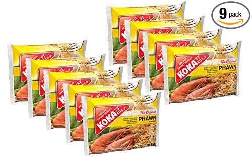 Oriental Instant Noodles Prawn Flavour- Pack of 9 