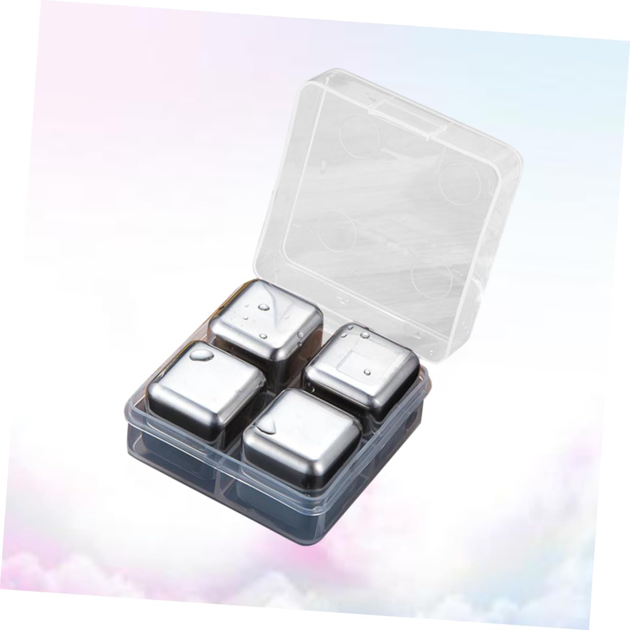 TOPBATHY 12piezas De Reutilizables De Inoxidable Para Whisky y Bebidas Set Estuche Enfriadores De Bebidas Sin Diluir Para y Cócteles
