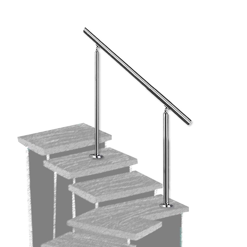Main courante en acier inoxydable facile à installer pour escalier intérieur sécurisé