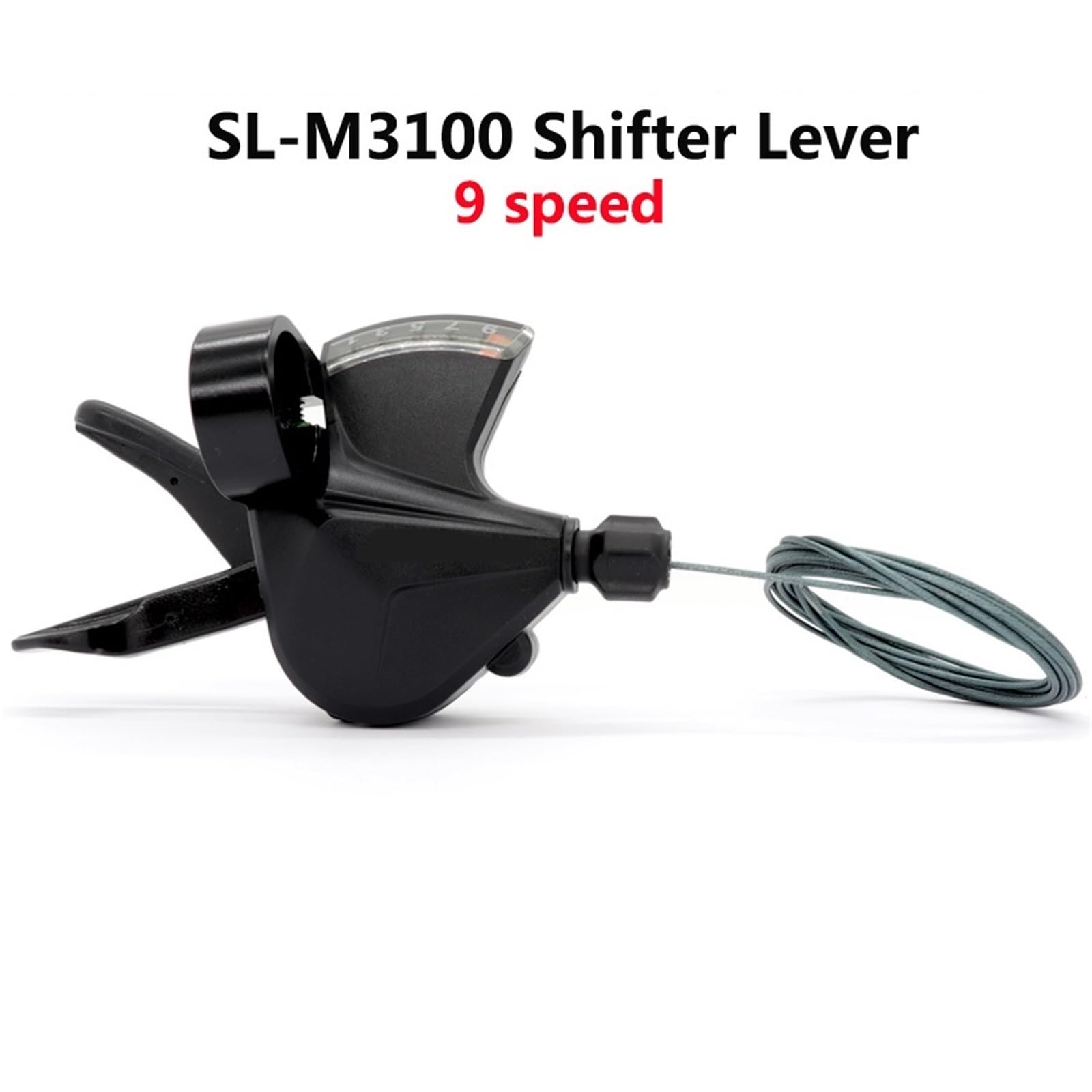 Generisch Kompatibel Mit Shimano MTB 9S Right Shifter SGS Schaltwerk-Kit | 9-Gang-SGS-Langkäfig-Set mit rechtem Schalthebel und Schaltwerk for Mountainbike-Strecken