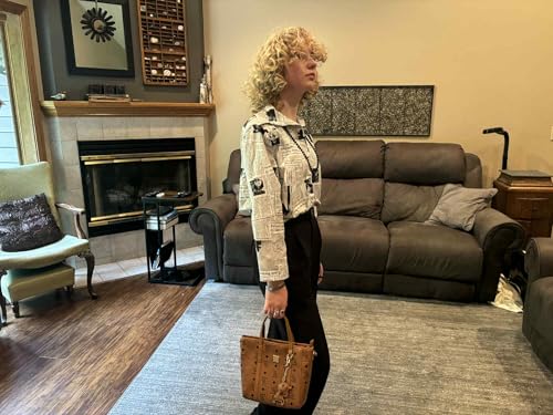 Tokidoki PU Leather Shoulder Bag PU Leather Handbag Tote Bag for Ladies Backpack Purse for Work Travel (gamboge)3