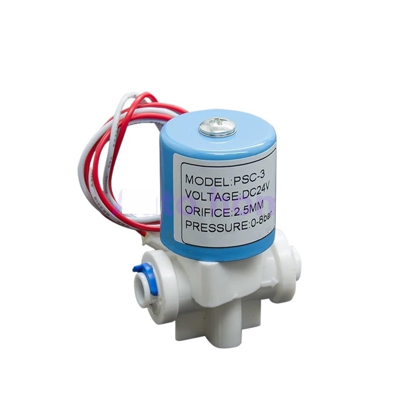 Électrovanne distributeur 2 voies PSC-3 plastique 1/4 pour régulation 12V