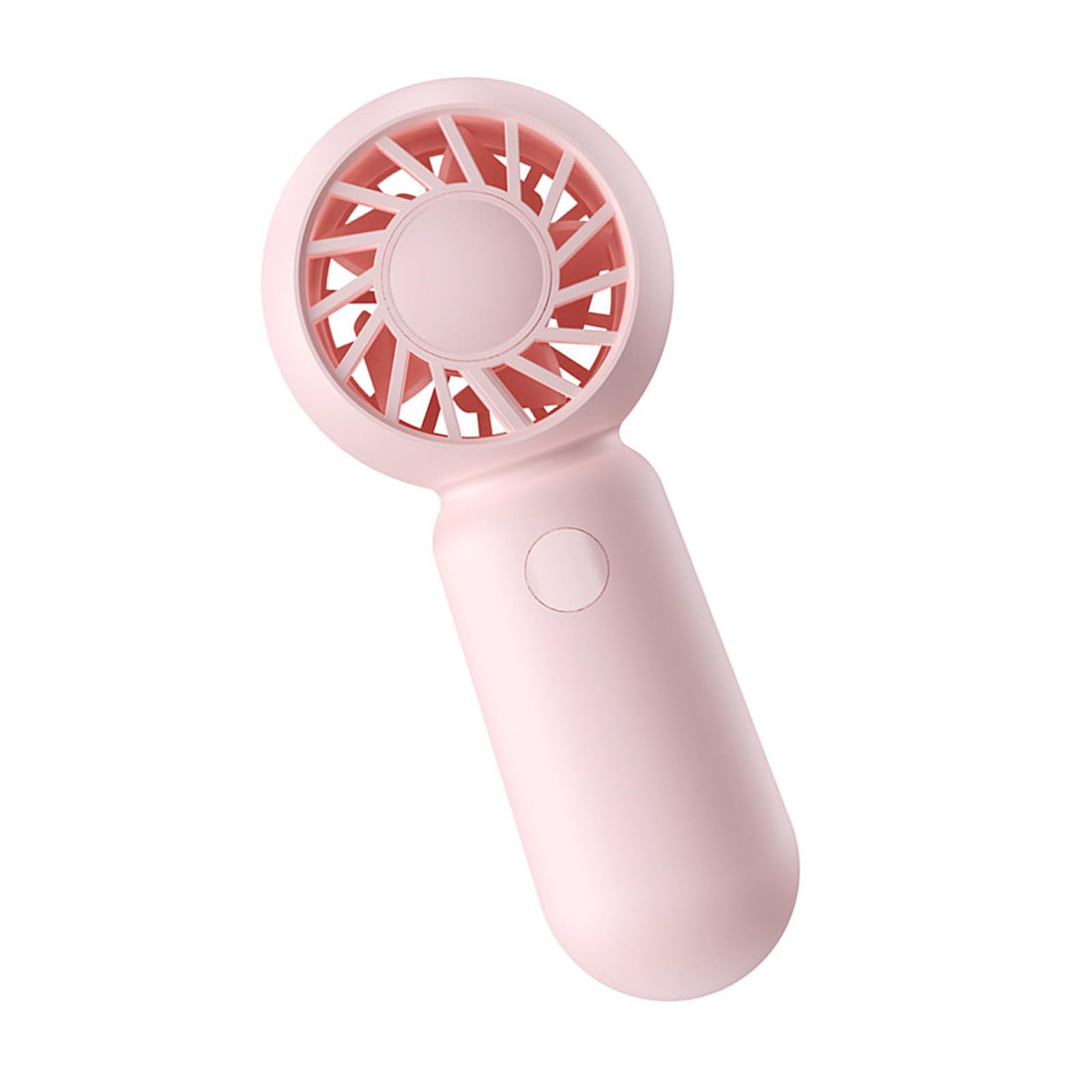 Buxuaaaa Sized Cooling Fan Motor Guard Texture for Commuting Hiking Outdoor Activity USB Rechargeable Handheld Fan