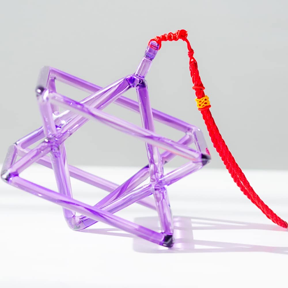 Piramide Di Cristallo Che Canta, For La Meditazione Curativa, La Guarigione | Suono eccellente, accessori for la meditazione, con percussore for campane tibetane in cristallo(6 Inch)