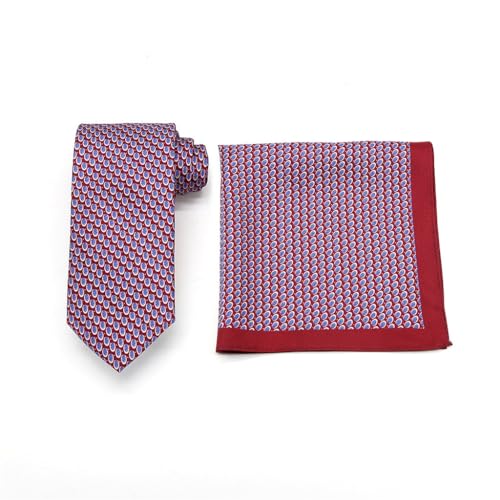 Corbata floral de seda para hombre formal