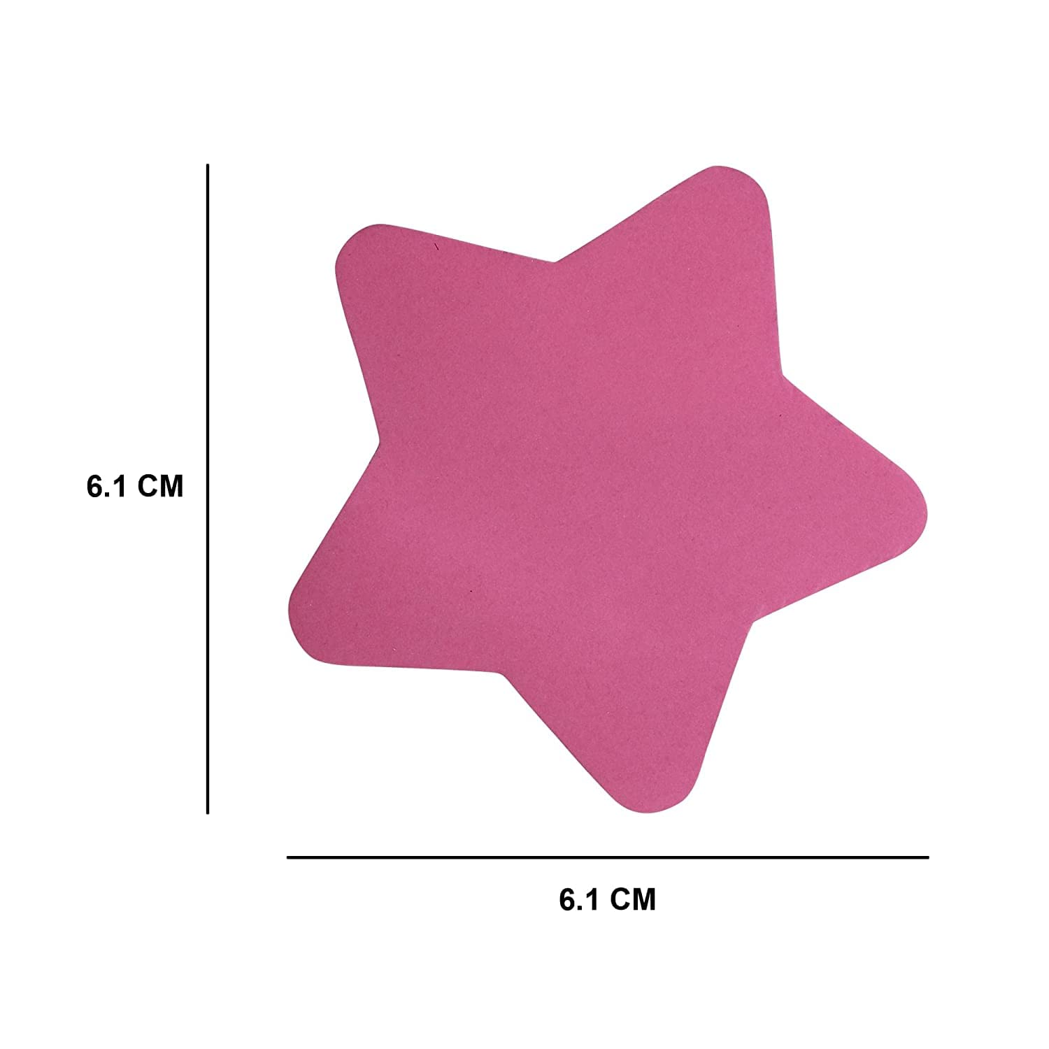 THEPRINTSHINE Multicolor Sticky Note Different Shapes Set of 1000 Sticky Notes of 5 Shapes 200 Sheets per Shape/Home/School 2