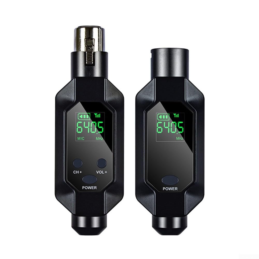 Convertidor de micrófono inalámbrico 2.4G de alta resolución con audio nítido de 45KHz 1 EN 1 8