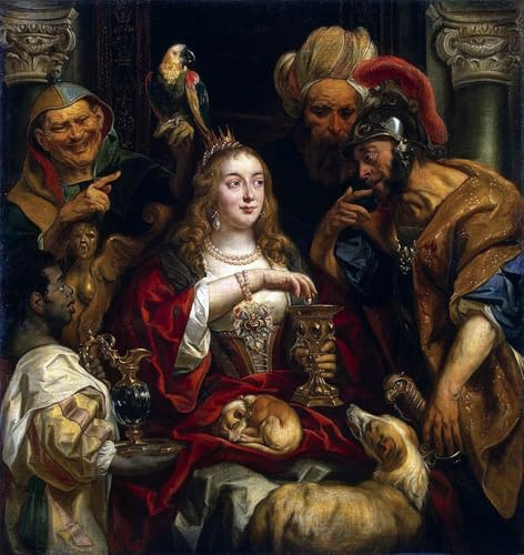 Affiche impression prints toile peinture murale Jacob Jordaens déco salon 60x90cm