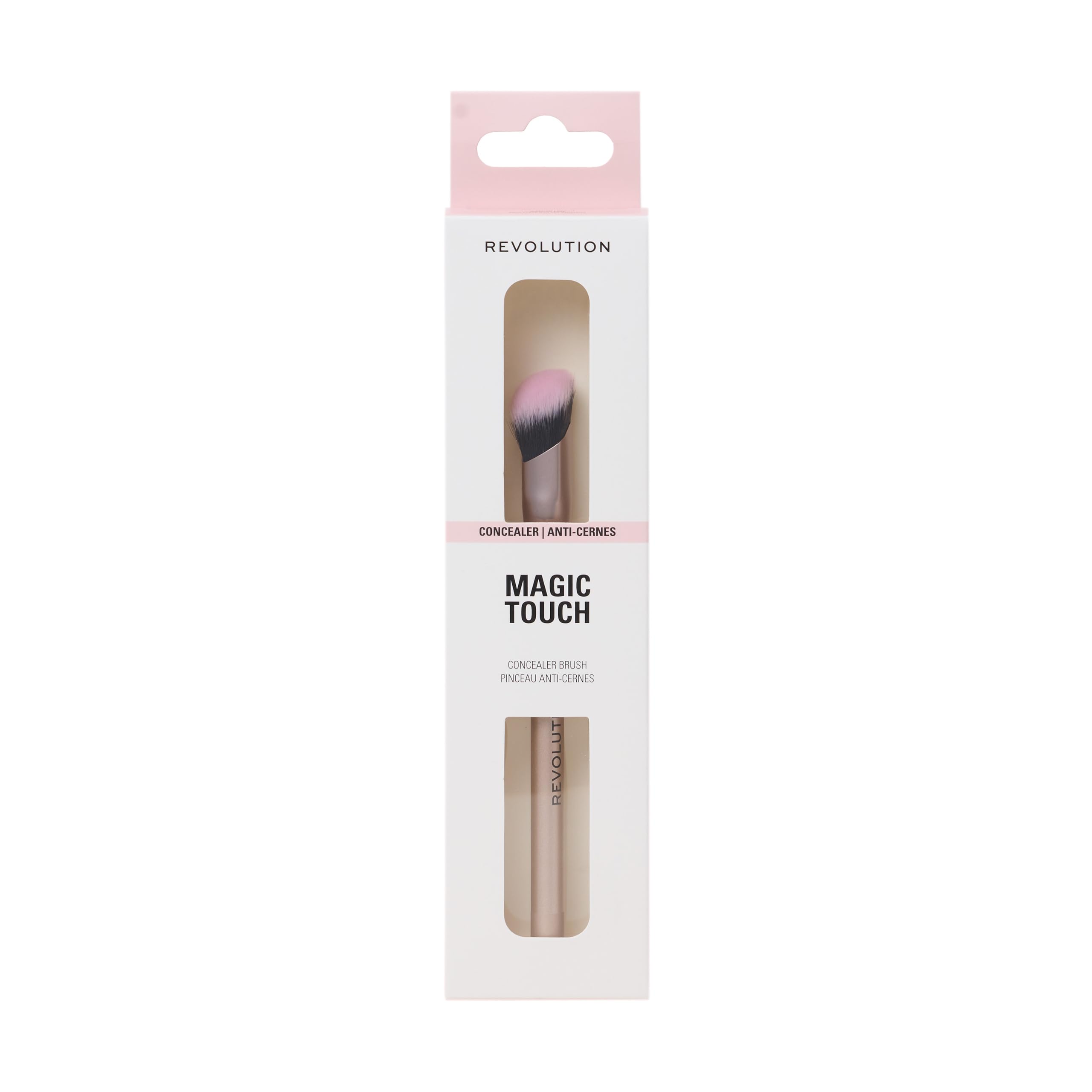 Revolution Magic Touch Concealer Brush, Makeup Brush for Precision Application, Synthetic Bristles, Vegan