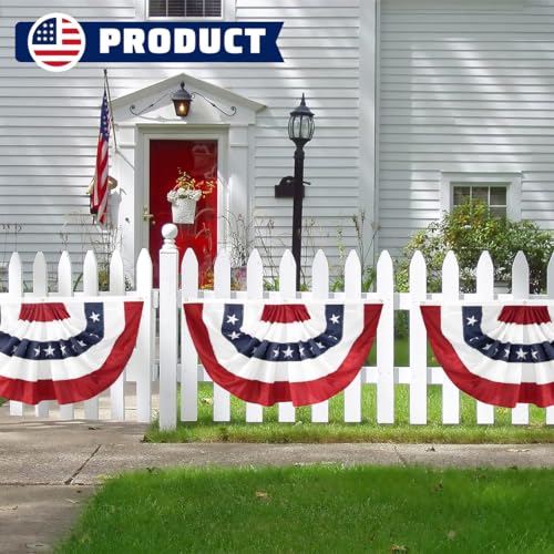 2×4-Ft-American-Pleated-Fan-Flag-USA-Bunting-4th-of-July-Flags-Decor-Outside-Porch-Garden-Banner-Embroidered-Patriotic-Stars-Sewn-Stripes-Canvas-Header-Brass-Grommets 2×4 Ft American Pleated Fan Flag USA Bunting 4th of July Flags Decor Outside Porch Garden Banner Embroidered Patriotic Stars Sewn Stripes Canvas Header Brass Grommets