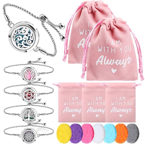 Yinkin 5-Set Diffuser Bracelet Pack