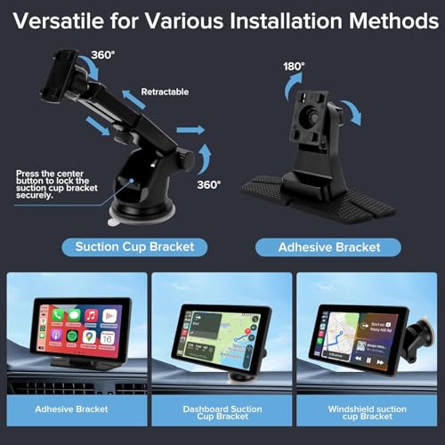 Image of Cason Upgraded Carplay /Car Android System Touch Screen 7-Inch Android Car Stereo Infotainment System IPS LED Display Screen with Voice Control,BT for All Vehicles