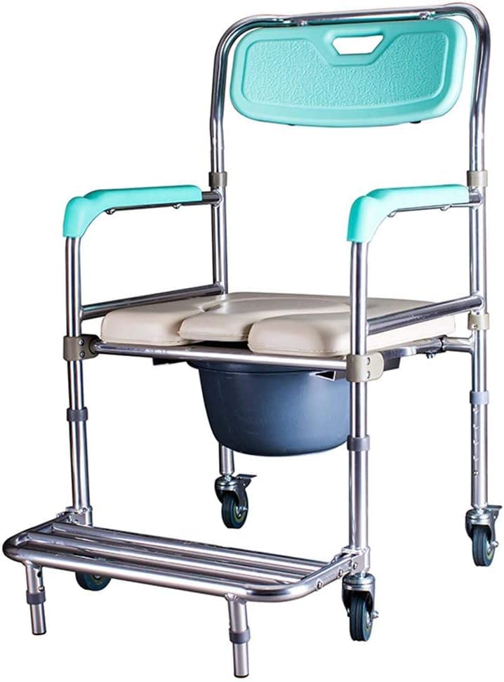 Silla de inodoro, silla de inodoro, silla de inodoro para ancianos, silla de inodoro para mesita de noche, antideslizante, resistente