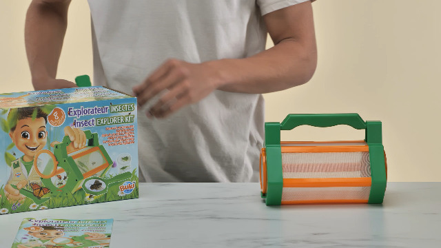 Kit D'Observation Insectes Pour Enfants Oshhni - Loupe Boîte Attrape Papillons Libellules