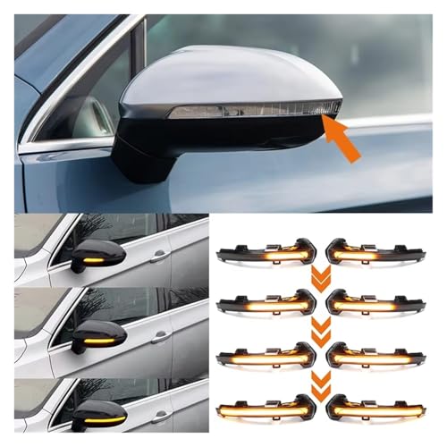 Clignotant Dynamique LED Séquentiel à Défilement Fluide Passat