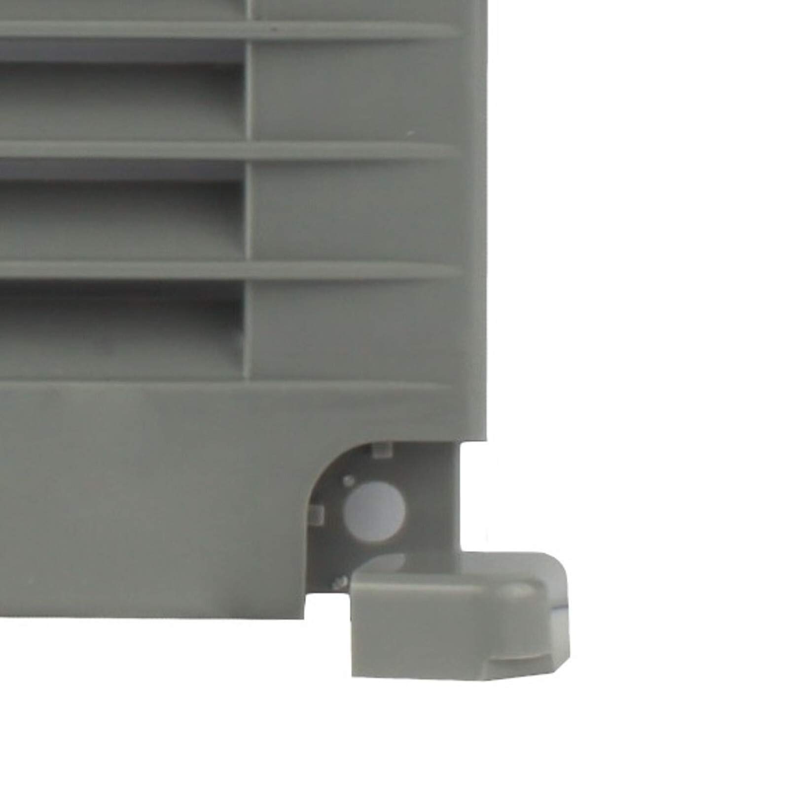 Edelstahl Lüftungsgitter 150x150 Mm - Lamellengitter Für Wandmontage