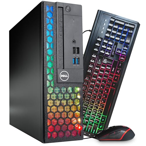 image for Dell OptiPlex RGB Desktop Computer | Intel Core i5 8th Gen | 16GB RAM 