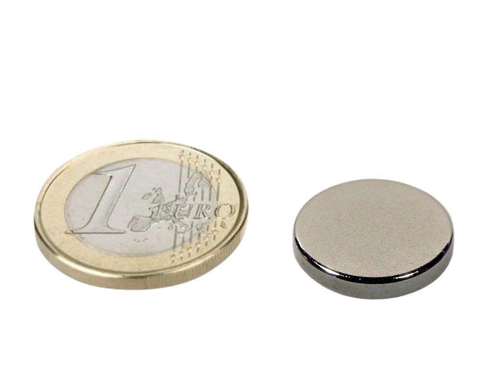 Scheibenmagnet Rundmagnet 7 mm, Höhe 7 mm Neodym (NdFeB) N40 - hält 1,7 kg | Magnosphere Shop Scheibenmagnet Rundmagnet 7 mm, Höhe 7 mm Neodym (NdFeB) N40 - hält 1,7 kg | Magnosphere Shop