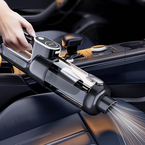 Ywmsfl High Speed 65000RPM Brushless Motor Handheld Car Vacuum with HEPA Filtration 7800mAh Battery 3H Fast Charging for and Home Use Blower
