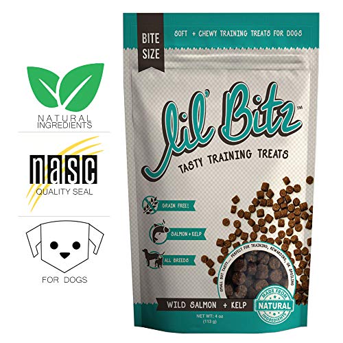 Lil' Bitz Wild Salmon + Kelp Training Treats (4 oz)