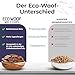 ECO WOOF Fisch Hundeleckerli - Getrocknete Wels Chips 97% mit Bierhefe - 375 g - Getreidefrei - Single-Protein - Mit Omega 3 - Unterstützt stabile Darmflora & Verdauung - Nicht fettend & Geruchsarm