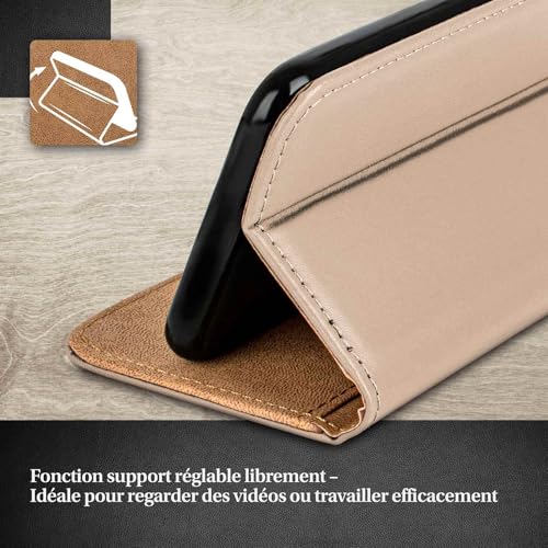 Étui protection rabat Apple iPhone 16 Pro Max cuir synthétique - 2
