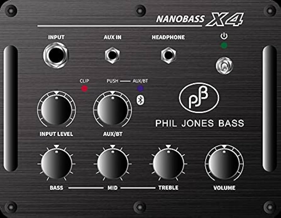 Amazon.co.jp: Phil Jones Bass (PJB) NANOBASS X4 Black ベースアンプ
