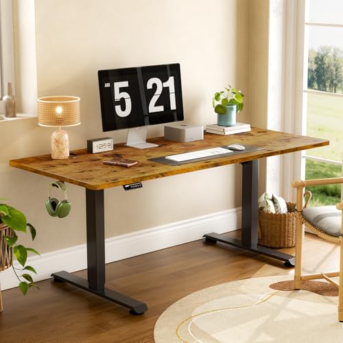 Electric standing desk adjustable